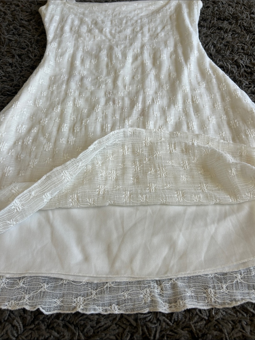 Princess Polly Lanchester Mini Dress White Square Neck Size 4 - Picture 5 of 16